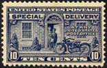 US E12 Mint Hinged 10c Special Delivery From 1922 - Special Delivery, Registration & Certified