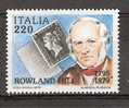 Italie  1979   YT 1409**  Centenaire De La Mort De Sir Rowland Hill  Timbre "Penny Noir" - Rowland Hill