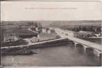 CPA JARNAC VUE PANORAMIQUE SUR LE QUARTIER DE LA GARE CHARENTE E.RULLIER BOIS CHARBONS GRAINS FOURRAGES ENGRAIS PIQUET - Jarnac