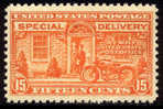US E13 XF Mint Hinged 15c Special Delivery From 1925 - Express & Recommandés