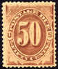 US J7 Mint Hinged 50c Postage Due From 1879 - Franqueo