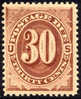 US J20 Mint Hinged 30c Postage Due From 1884 - Segnatasse
