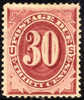 US J27 Mint Hinged 30c Postage Due From 1891 - Taxe Sur Le Port