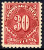 US J57 Mint Hinged 30c Postage Due From 1914 - Segnatasse