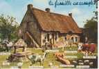 LA FAMILLE AU COMPLET - Agriculture,humour,ferme, Basse Cour,ane,vache,cochon,ché Vre,poule,canard - Fermes