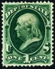 US O57 XF Mint No Gum 1c Dept. Of State Official From 1873 - Dienstmarken