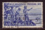 1963 - Australian 150th Anniversary Crossing 5d BLUE MOUNTAINS Stamp FU - Used Stamps