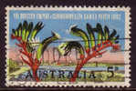 1962 - Australian British Empire And Commonwealth Games 5d KANGAROO PAW FLOWERS Stamp FU - Oblitérés