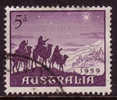 1959 - Australian Christmas 5d MAGI Guided By STAR Stamp FU - Oblitérés