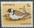 Australia 1978 Birds 5c Hooded Dotterel (Plover) MNH - Nuovi