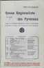 REVUE REGIONALISTE DES PYRENEES (BEARN, PAYS BASQUE ET DES CONTREES DE L´ADOUR)- N°82- De 08/1937 à 10/1937 - Pays Basque