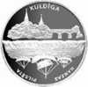 Latvia - 1 Lats Silver Coin  City KULDIGA 31.47 Gramm  2000 Year - Latvia