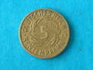 1924 G - 5 RENTENPFENNIG / KM 32 ( For Grade, Please See Photo ) ! - 5 Rentenpfennig & 5 Reichspfennig