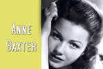H - HD - 41  @  Anne Baxter   Hollywood Movie Star Actress     ( Postal Stationery , Articles Postaux ) - Schauspieler