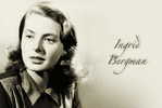 H - HD - 62  @      Ingrid Bergman    Hollywood Movie Star Actress     ( Postal Stationery , Articles Postaux ) - Actors