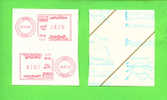 KUWAIT - 21/12/94 - Unused Meter Labels Issued At Safat Due To Stamp Shortage/Pair On Backing Paper 20 Fils - Koeweit