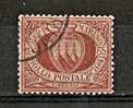 1892-94 SAN MARINO USATO STEMMA 65 CENT - RR6806 - Gebruikt