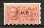 1934-44 RSI ESPRESSO GNR 2,50 LIRE MNH ** - RR6802 - Exprespost