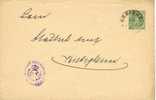5597. Carta Oficial Entero Postal BESIGHELM (wurttemberg)  1905. Service - Enteros Postales
