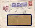 LOIR & CHER-OUCQUES-22-12-1942 LETTRE AVEC TAXE 1F - 1859-1959 Cartas & Documentos