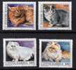 U-13  JUGOSLAVIA 1992 FAUNA GATTI CATS EXTRA OFFERRTA NEVER HINGED - Unused Stamps