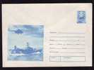 Romania  Very Rare Entier Postaux  Stationery  With Army Submarine   Helicopteres. - Helicopters