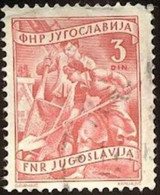Pays : 507,2 (Yougoslavie : République Démocratique Fédérative)   Yvert Et Tellier N° :    555 B (o) - Gebruikt
