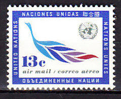 H0376 - UNO ONU NEW YORK AERIENNE N°11 ** - Luftpost