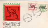 Italie: 1969 Fdc OIT? Organisation Internationale Du Travail, Belle Illustration  , Oblitération Genova - ILO