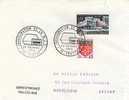 Lettre Avec Cachet " Inauguration De La M.J.C. " Troyes 24-25 4 1965 - Covers & Documents