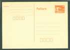 P86 ONGELOPEN POSTKAART  10PF ORANGE - Postcards - Mint