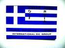 GRECIA  GREEK   A  ITALIA   QSL QXL  OPERATOR   RADIO  POSTCARD - Otros & Sin Clasificación
