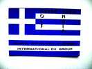 GRECIA  GREEK   A  ITALIA   QSL QXL  OPERATOR   RADIO  POSTCARD - Altri & Non Classificati