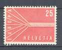 Switzerland 1957 Mi. 646   25 (C) Europa CEPT MNH - Ongebruikt