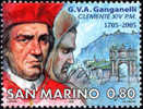 REPUBBLICA DI SAN MARINO - ANNO 2005 - PAPA CLEMENTE XIV - NUOVI MNH ** - Ongebruikt