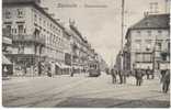 Karlsruhe Germany, Kaiserstrasse, Street Car, On C1900s Vintage Postcard - Karlsruhe