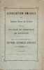 ASSOCIATION AMICALE DES ANCIENS ELEVES DE ST LEON-ST LOUIS DE CONZAGUE DE BAYONNE -7éme ASSEMBLEE GENERALE DU 26/11/1911 - Baskenland