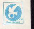 ROMANIA 1985 Cover Stationery Entier Postaux.Peace Dove Symbol,Exhibition Philatelique "Balcamfila X" - Duiven En Duifachtigen