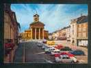 CPSM - Belgique - VIRTON - Place Communale Et Eglise ( Animée Automobile Dont  Renault Estafette COMBIER CIM ) - Virton