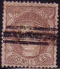 Edifil 109 Matrona 200 Milesimas Castaño 1870 Barrado - Used Stamps
