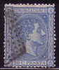 Edifil 164 Alfonso XII 10 Cts Azul 1875 Plancha 37 Usado - Gebraucht