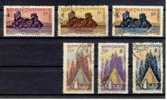 FR29) COLONIES  NOUVELLES CALEDONIE 1948: Serie Courante  Lotto 6 Val.-  USED - Usati