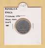 REPUBLICA  CHECA  1 CORONA   1.994    NIQUEL-ACERO    KM#7  MBC/VF     T-DL-7761 - Tschechische Rep.