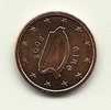 2008 - Irlanda   1 Centesimo, - Irlande