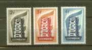 LUXEMBOURG N° 514 à 516 ** - Unused Stamps