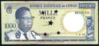 CONGO DEM. REP.  : 1000  Francs  - P8  - 1964 - XF - Ohne Zuordnung