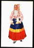 Art Ethnic CROATIA Dalmatien National Costume Pc 22533 - Customs