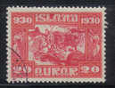 SS2794 - ISLANDA 1930,  20 A.  Unificato N. 128 - Neufs