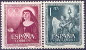 ES1116-L1276.Spain.Esp Agne.CONGRESO   EUCARISTICO.1952 (Ed 1116/7**) Sin Charnela. LUJO - Unused Stamps