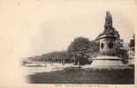 5748    Francia    Reims  Statue De  Colbert  Et  L" Allee  Des Marroniers  NV - Champagne - Ardenne